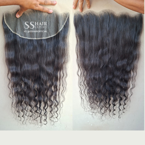 Full Lace Frontal 14inch 13x6 Sew In Weave Human Hair Extensions Indian Vendor
