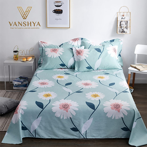 Cotton double bedsheet