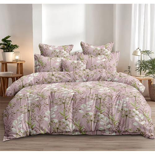 Floral Glace cotton printed bedsheet