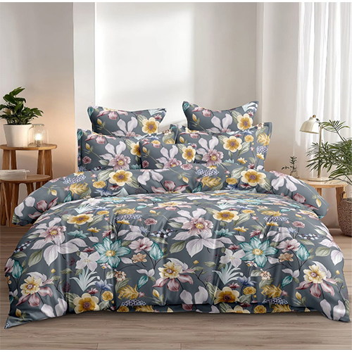 Cotton Floral Double Bedsheet