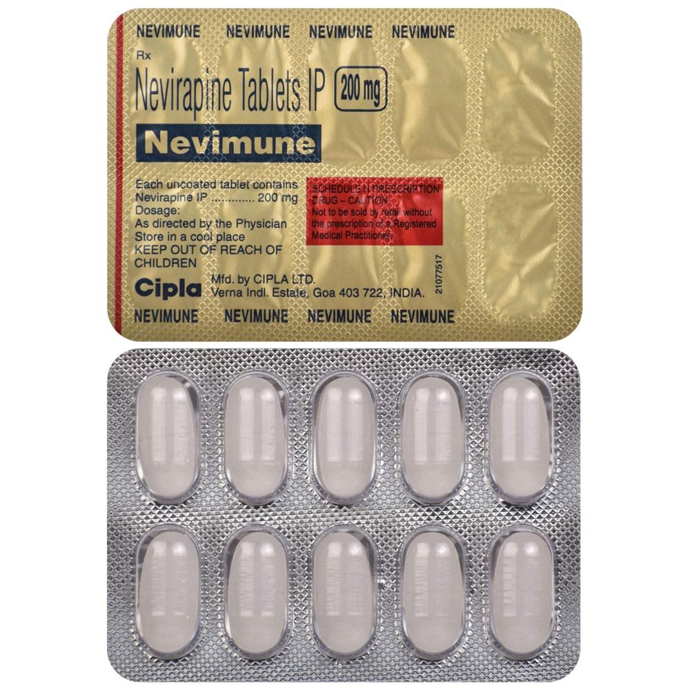 Nevimune 200mg Tablet - Expiration Date: 24 Months Months