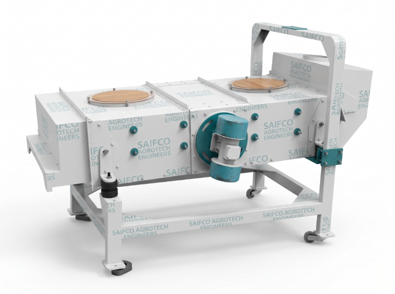 Vibro separator with aspiration channel for Pulse Rice Roller Flour Mill Machinery