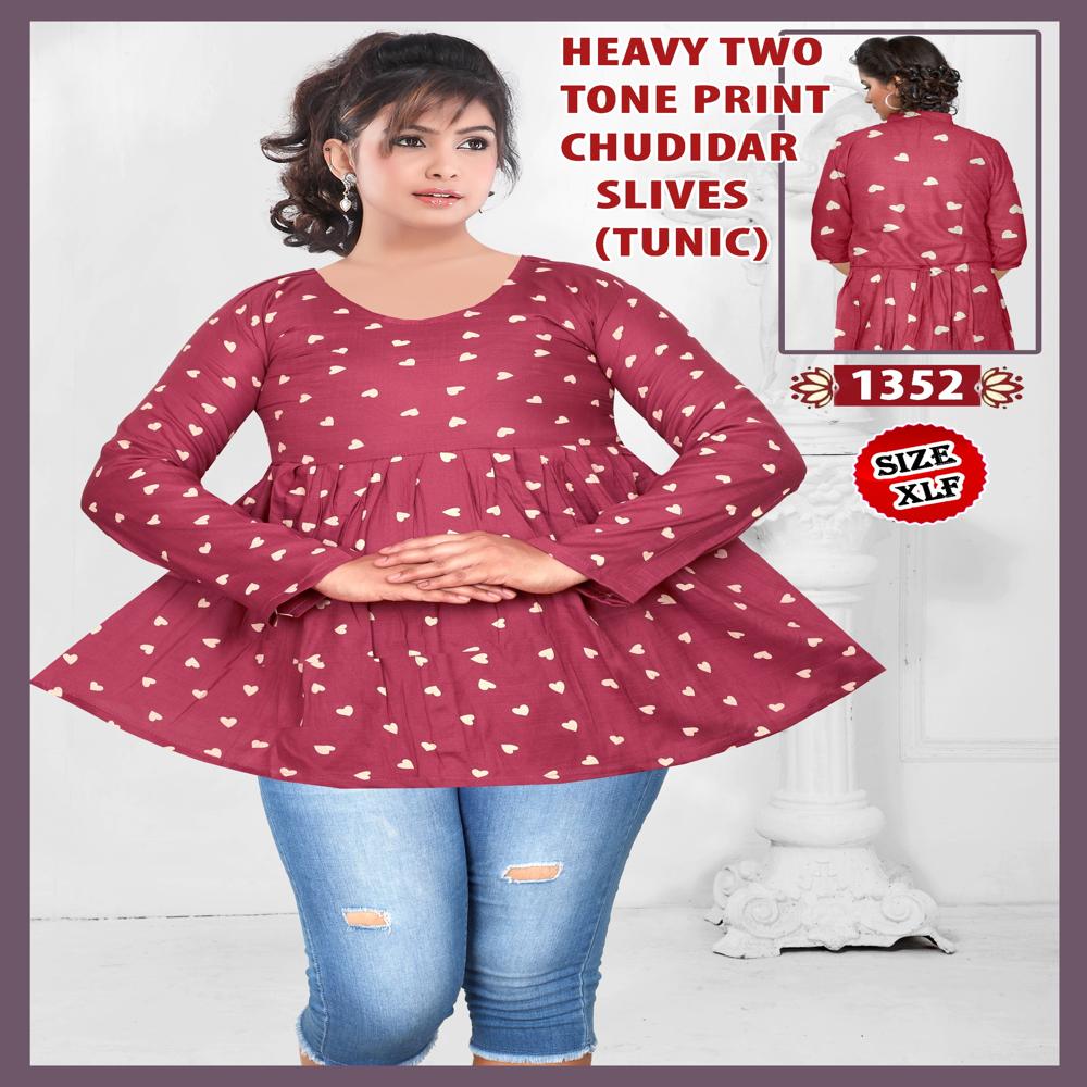 PREMIUM QUALITY TUNIK SHORT KURTI