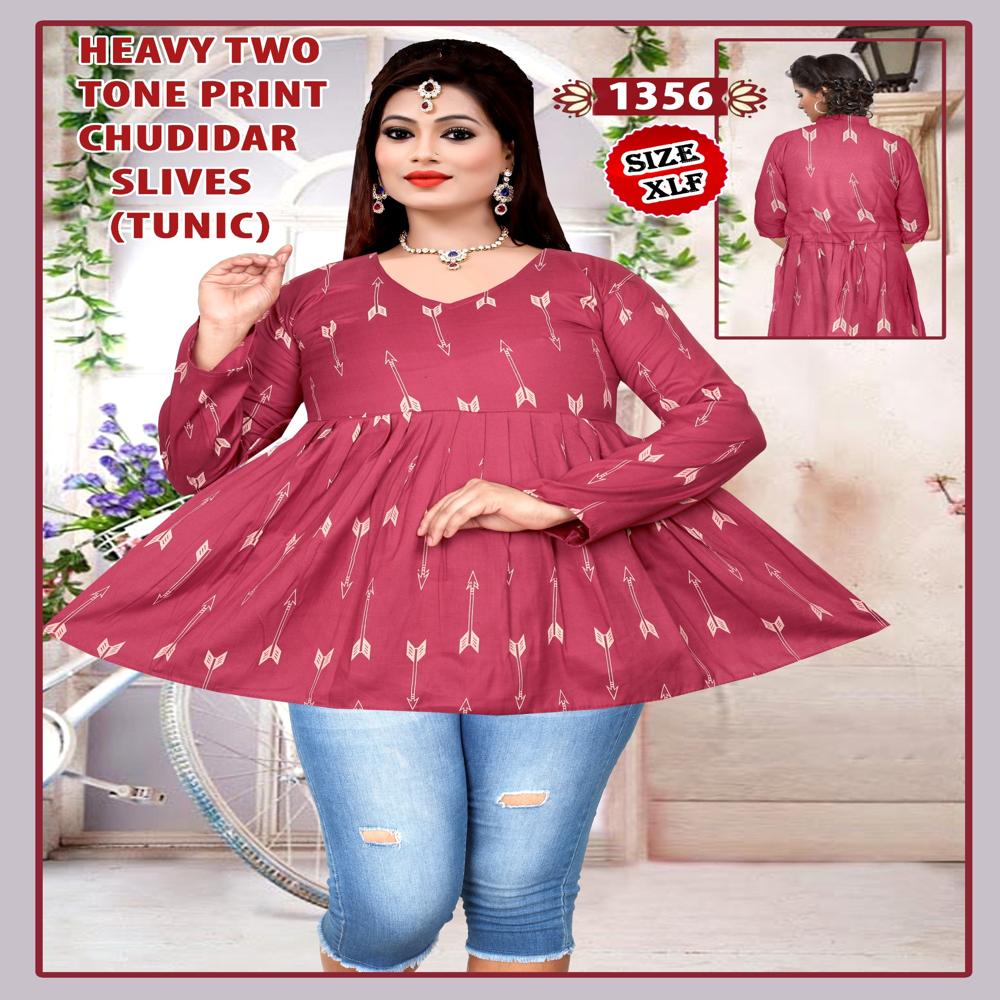 PREMIUM QUALITY TUNIK SHORT KURTI