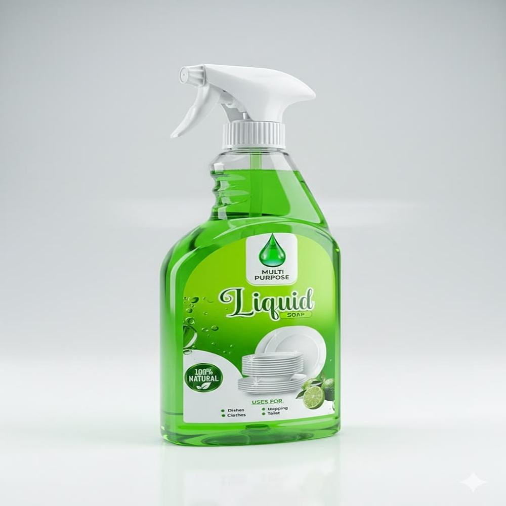 Floor Cleaner Bottle Label