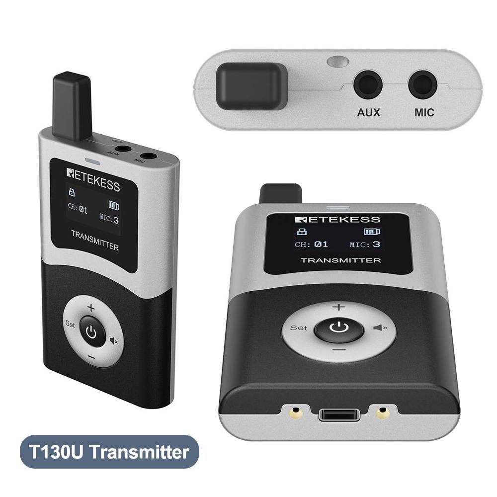 T130U T131U Digital Tour Guide Audio Equipment for Factory Visits, Tourism, Churches, School, Translation Assistance, Conferences, Courts, and Employee Training,etc