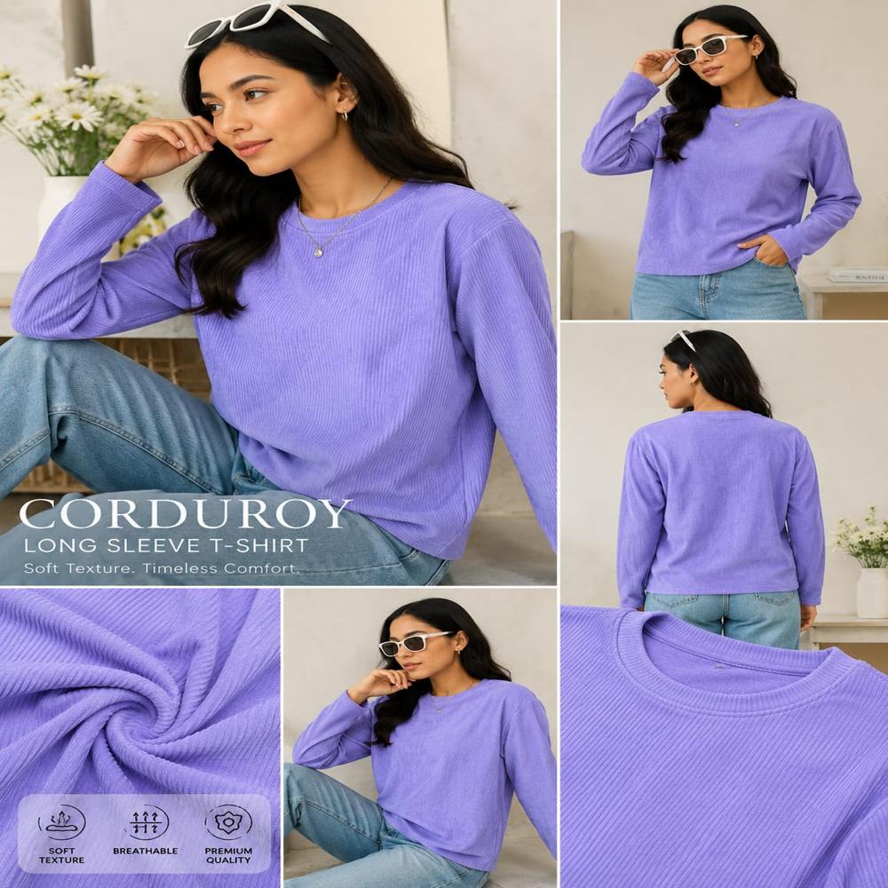 WOMENS DAILY WEAR FULL SLEEV TSHIRT