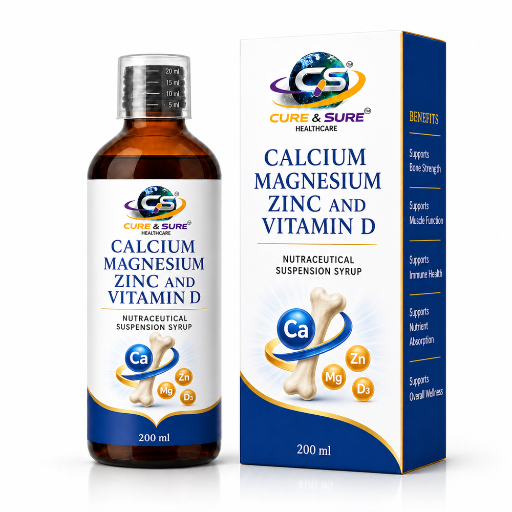 Nutraceuticals Calcium Magnesium Zinc And Vitamins D Suspension Third Party Manufacturing - Age Group: Adults