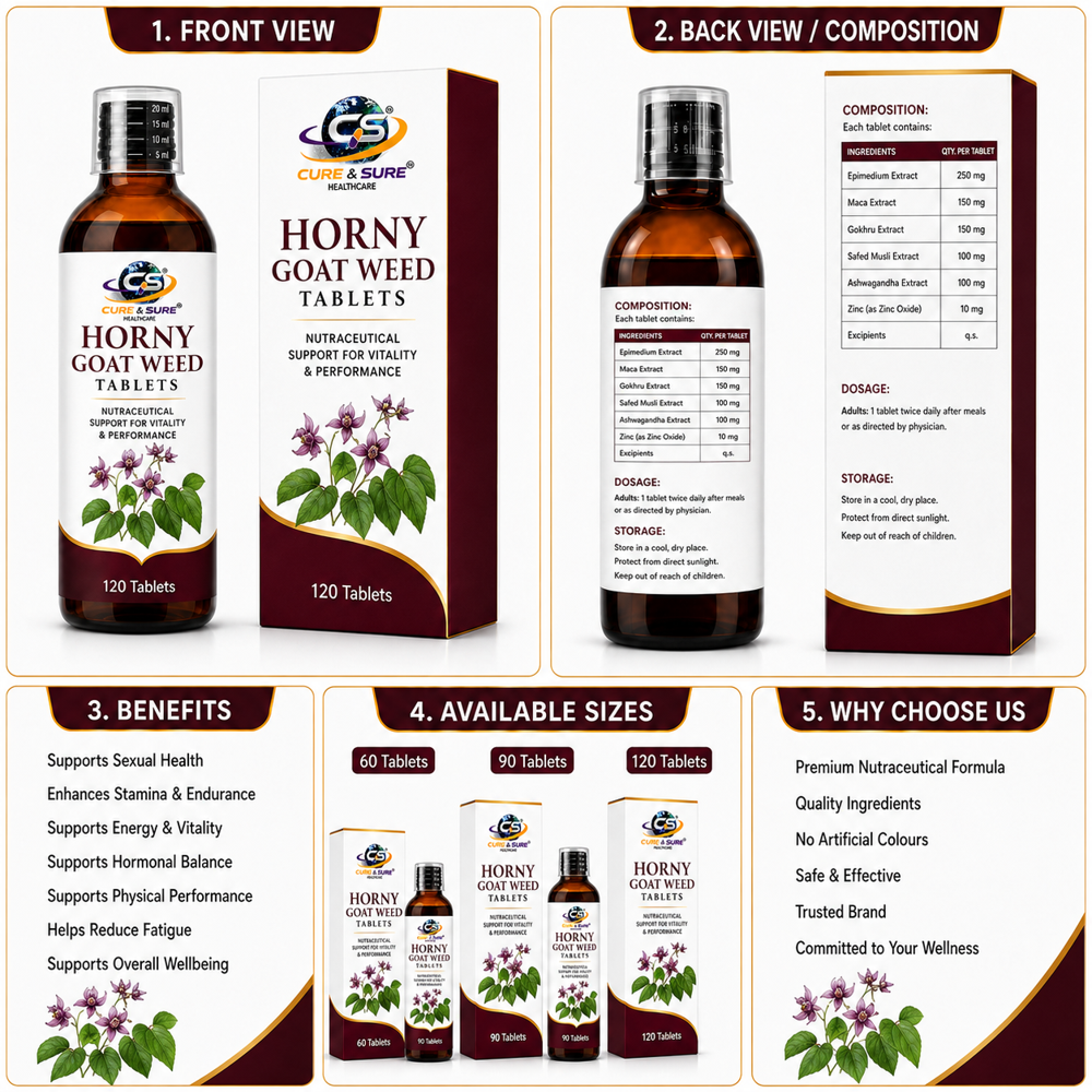Nutraceuticals Horny Goat Tablets  Weed Third Party Manufacturing