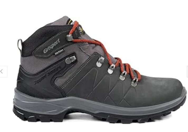GRISPORT MEN GRITEX HIKING MID ANKLE SHOES  ANTHRACITE | MODEL 14503-N9G 800 g
