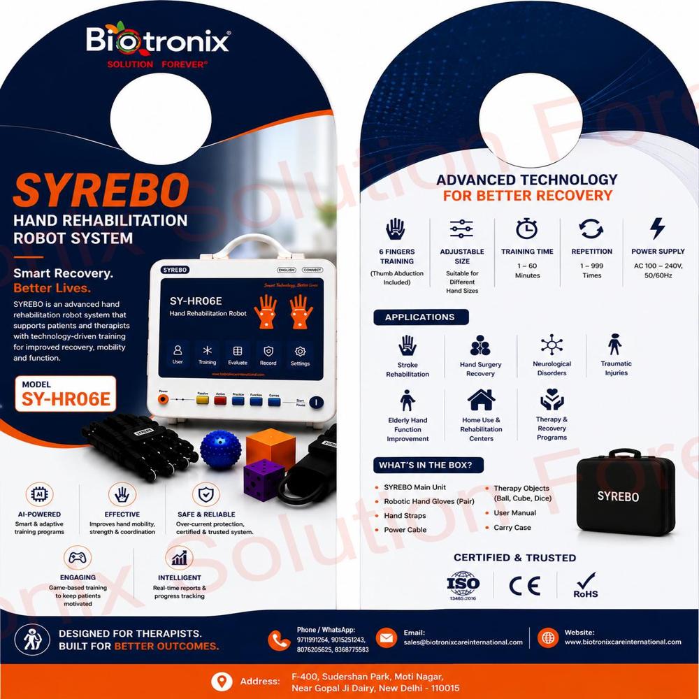 Smart Hand Therapy Equipment for Rehabilitation Centers