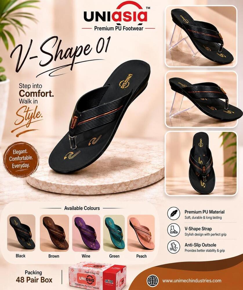 V Shape-01 Women Slipper