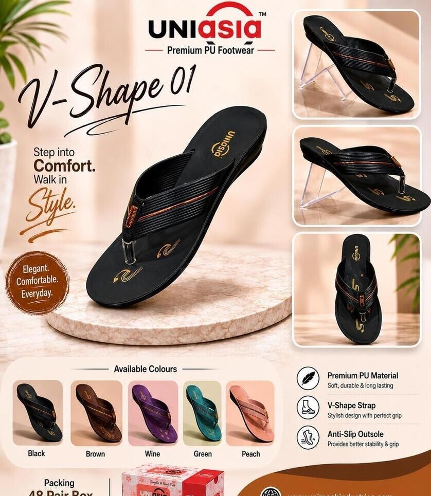 V Shape-01 Women Slipper