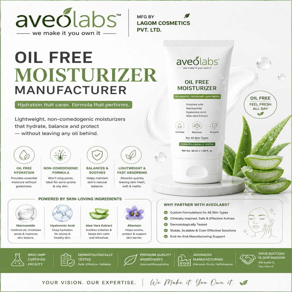 Oil Free Moisturizer Manufacturer - Characteristics: 100% Herbal