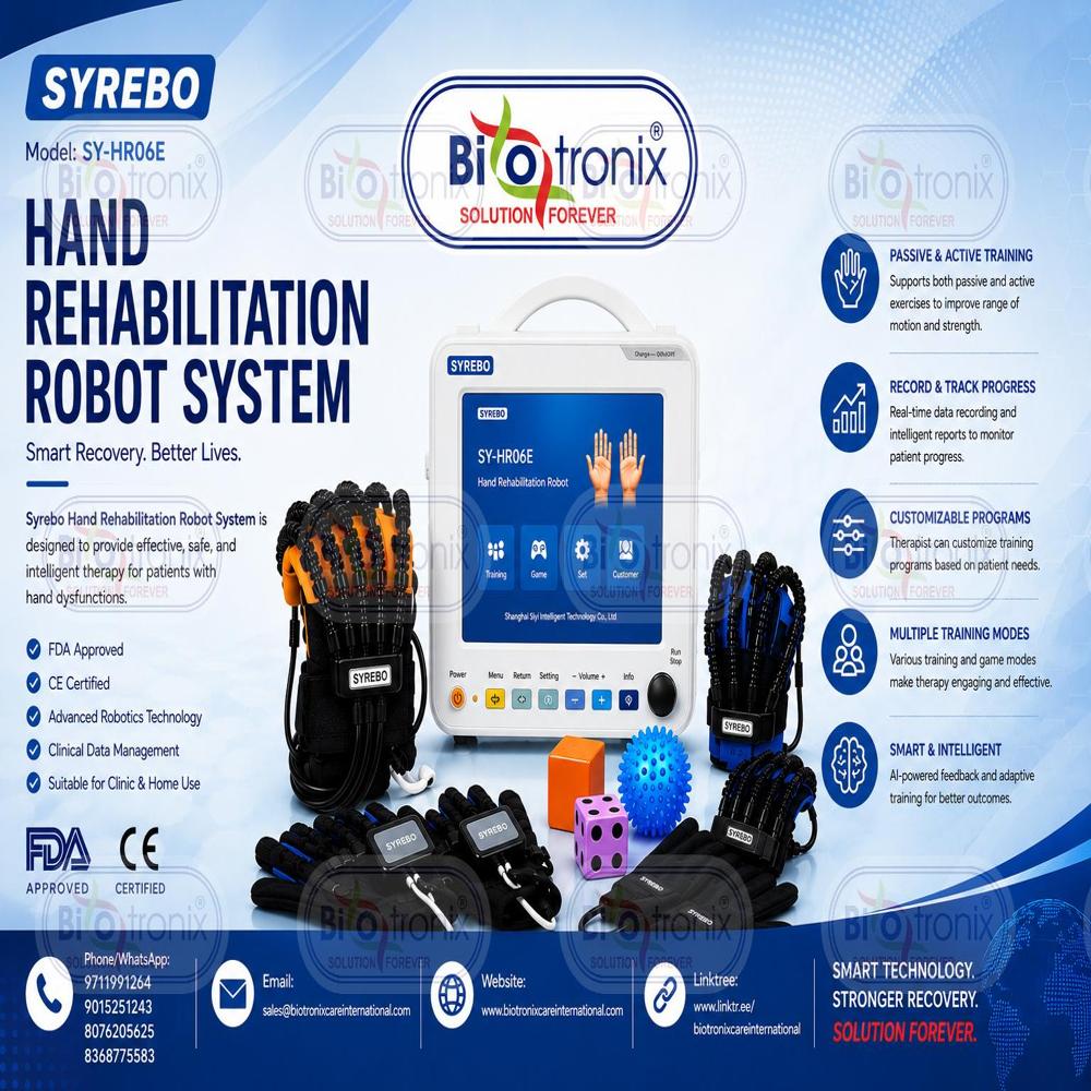 Hospital Use Robotic Hand Exercise Machine