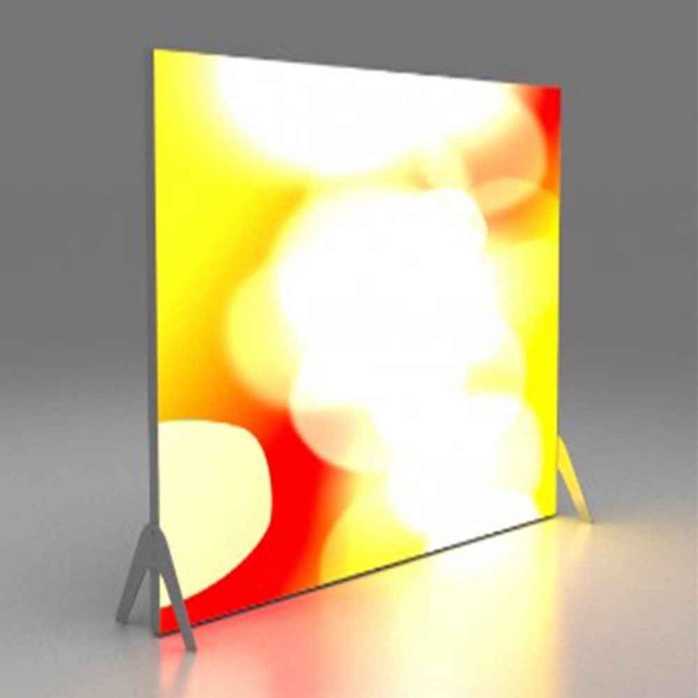 Backlit fabric lightbox
