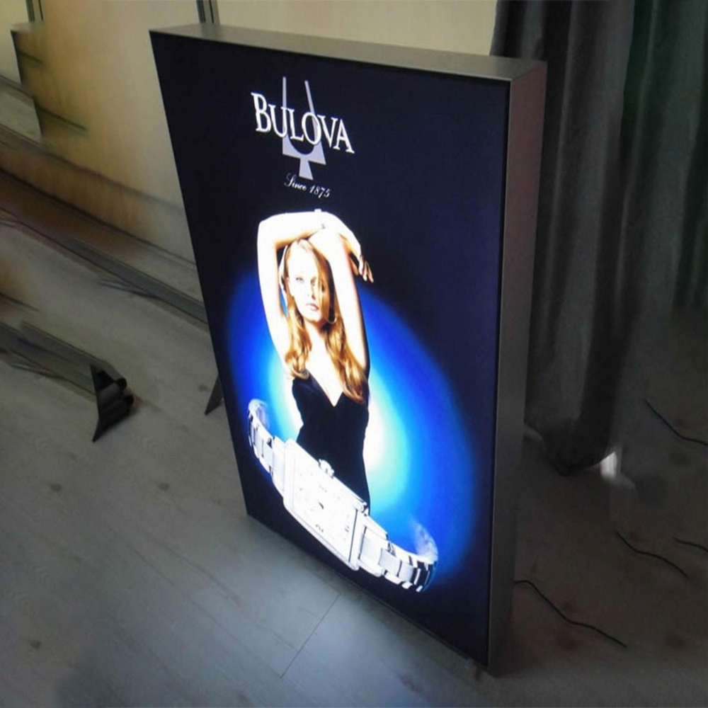 Backlit fabric lightbox