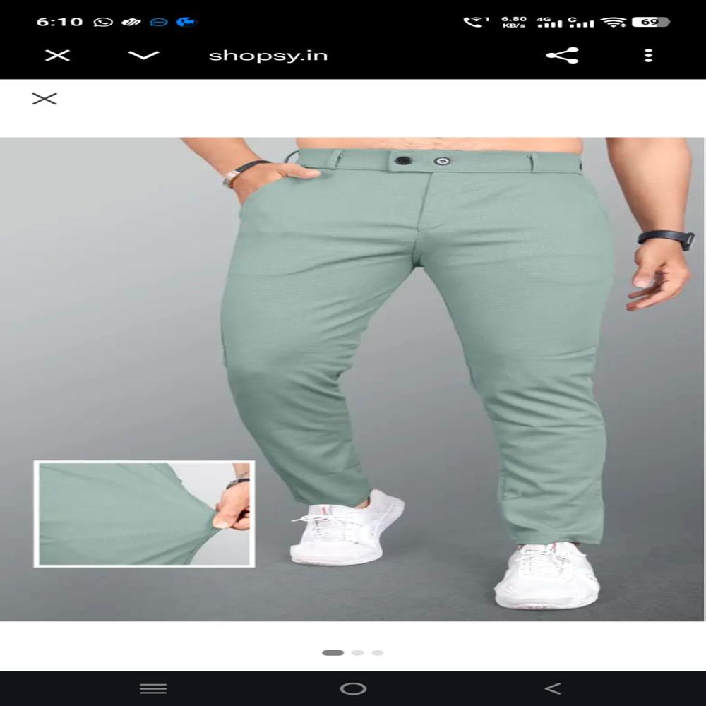 Mens Casual Formal Pant