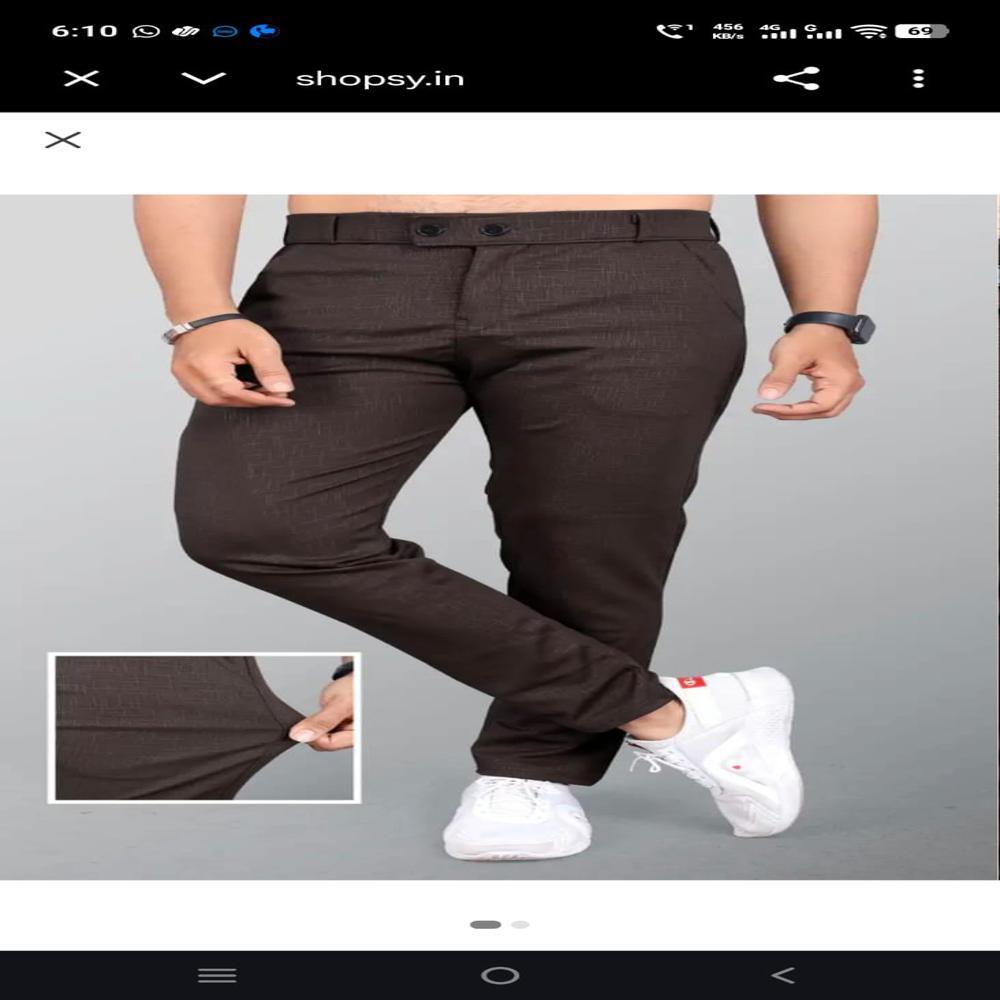 Mens Casual Formal Pant