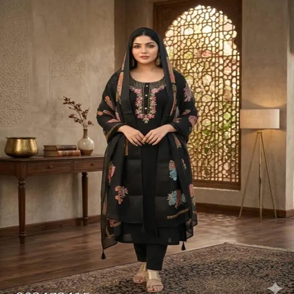 WOMEN 3 PCS PARTY WEAR SUIT