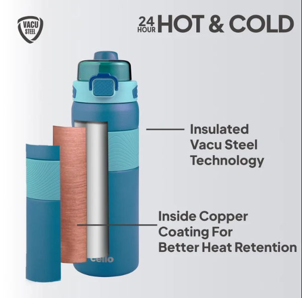  Cello Duro Apex Thermosteel Flask