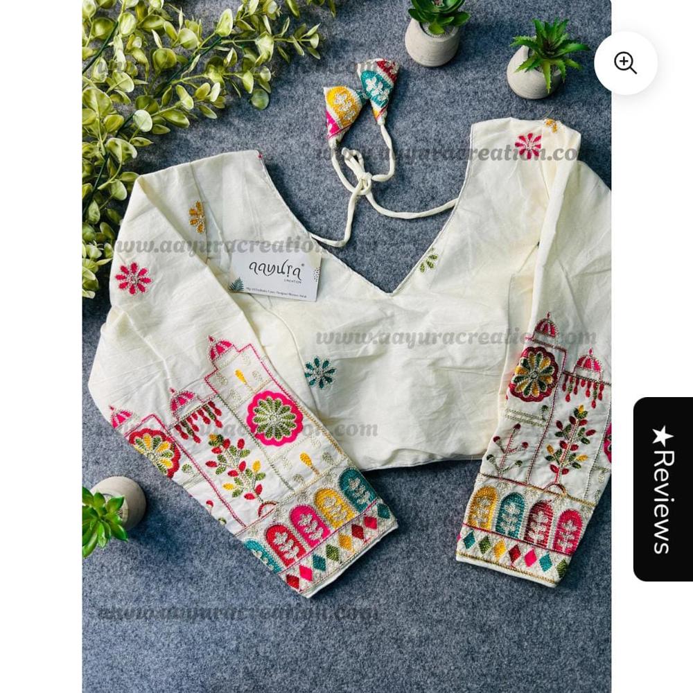 Womens Party Wear Heavy Work Blouse