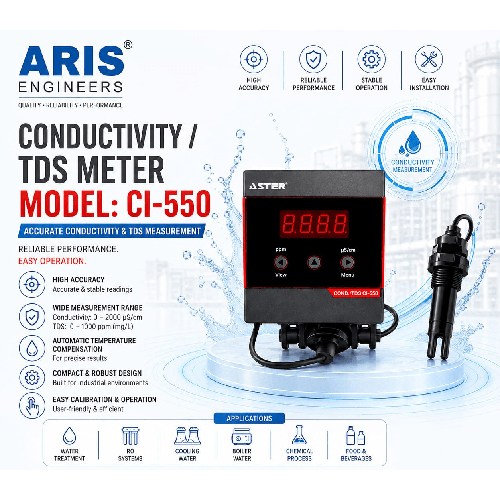 ARIS ASTER CI 550 Conductivity Tds Meter