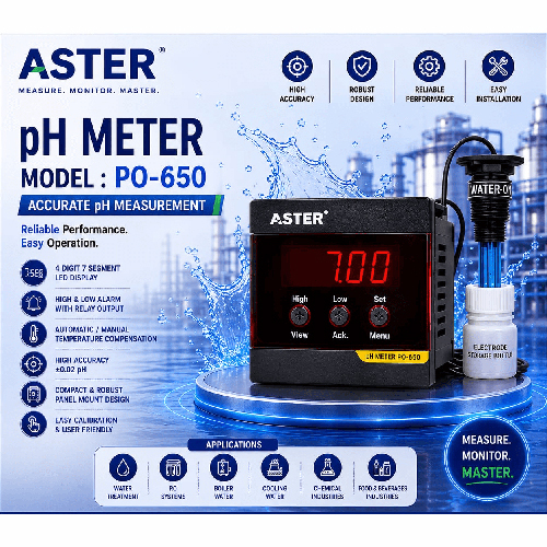 ARIS ASTER PO 650 PH Meter