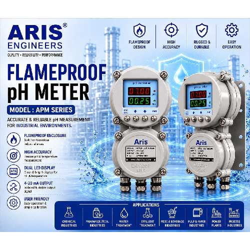 Aris Flameproof Flp Panel Ph Meter