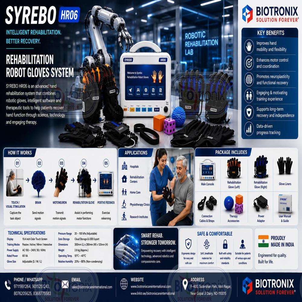 Innovative Robotic Hand Therapy Device for Physiotherapy