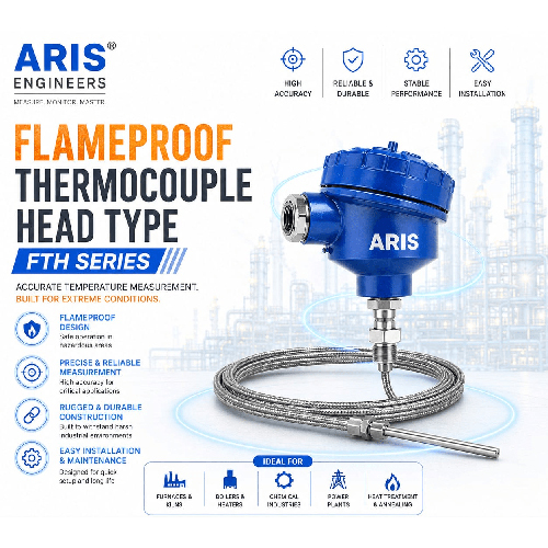 ARIS FLAMEPROOF FLP HEAD TYPE THERMOCOUPLE