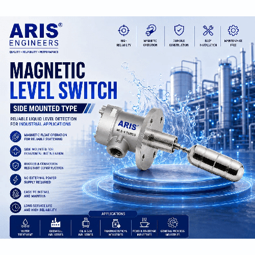 ARIS SIDE MOUNTED MAGNETIC LEVEL SWITCH