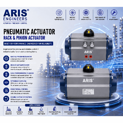 ARIS PNEUMATIC ACTUATOR RACK & PINION ACTUATOR