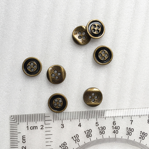 As Picture 11.5Mm 4 Holes Spraying Paint Alloy Sewing Button