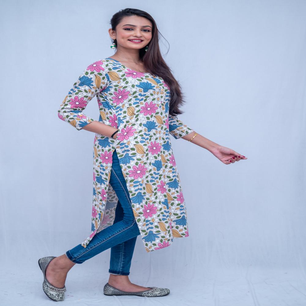 Rayon Single Kurta - Multiple Prints Available