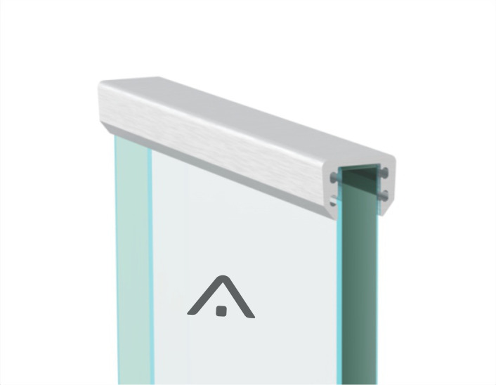 SN HR 17x19 Glass Railing Profile