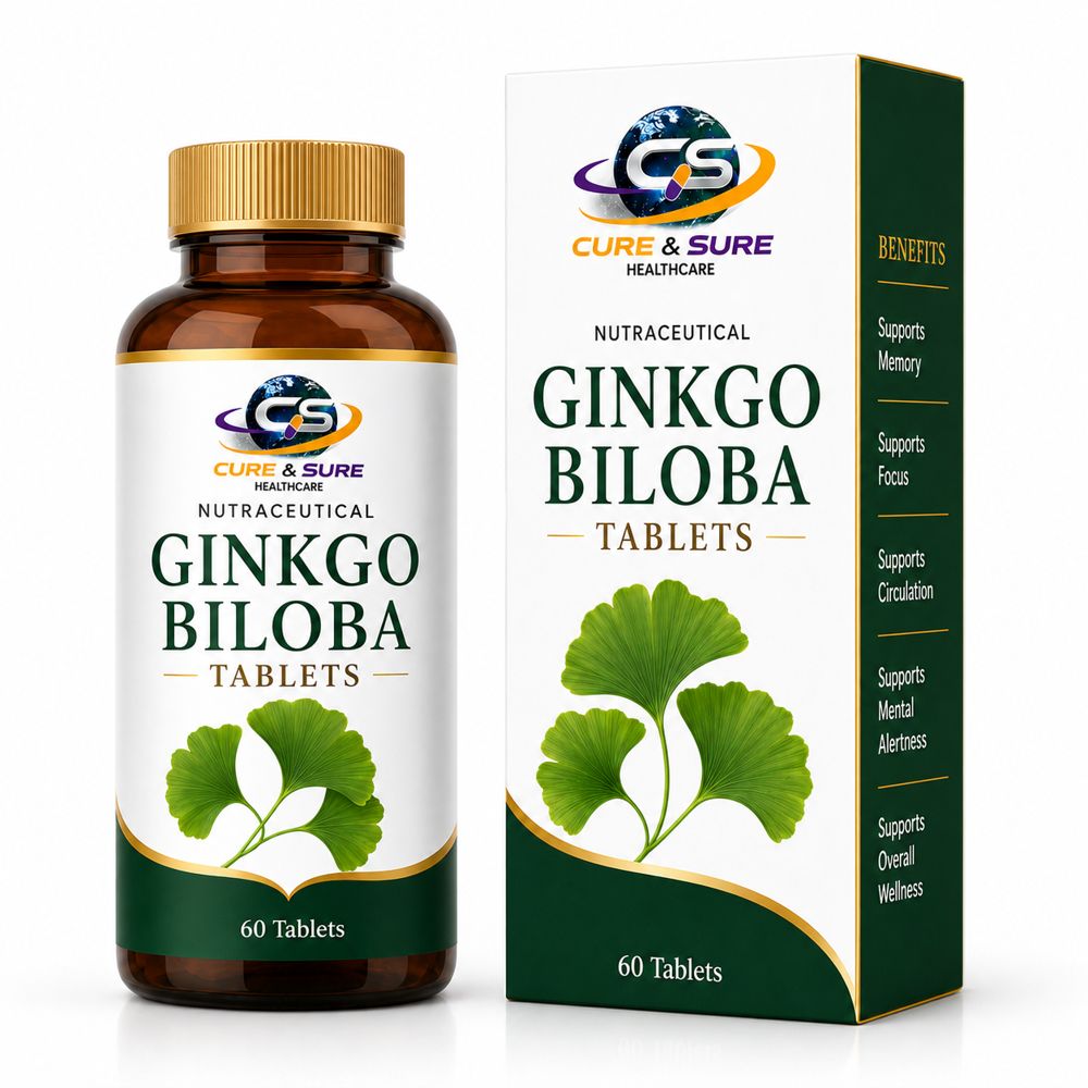 Nutraceutical Ginkgo Biloba Tablets Third Party Manufacturing - Age Group: Adults