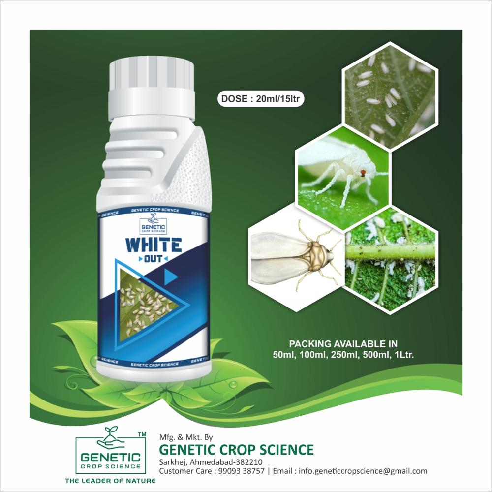 White Fly Control - Alkaloid & Fatty Acid Mixture, Biological Insecticide With 98-100% Purity For Agriculture
