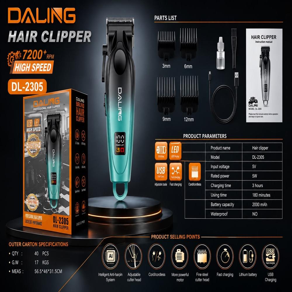 DALING HAIR CLIPPER DL-2305