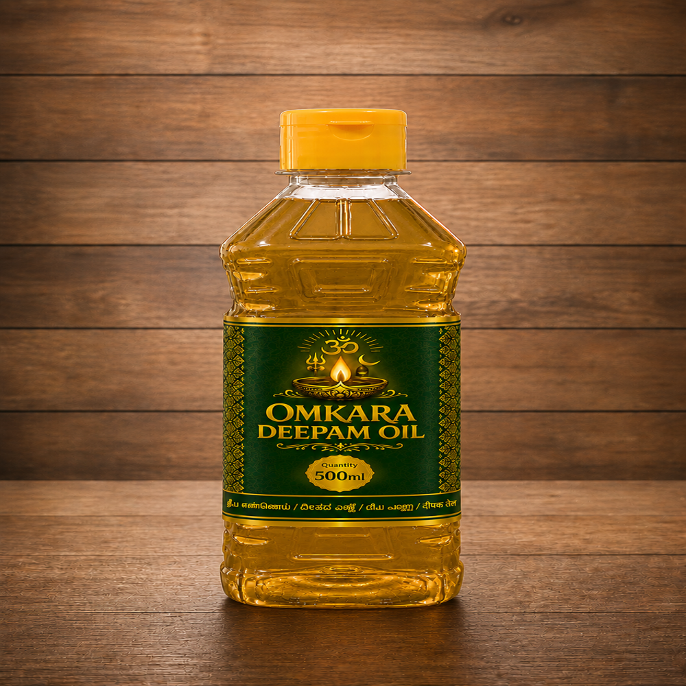 Omkara Deepam Oil 500Ml - Application: Lighting Lamps