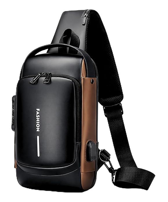 Water-Resistant Anti-Theft Chest Bag for Men & Women