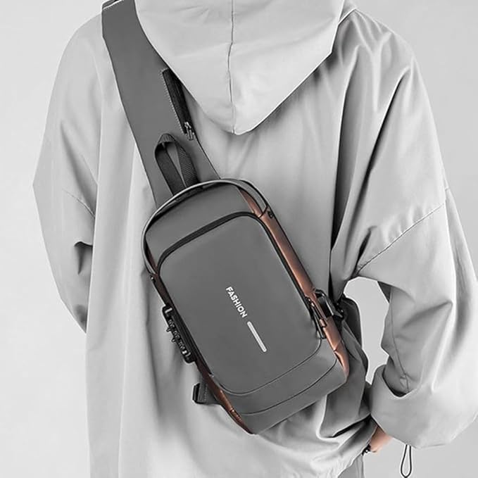 Water-Resistant Anti-Theft Chest Bag for Men & Women