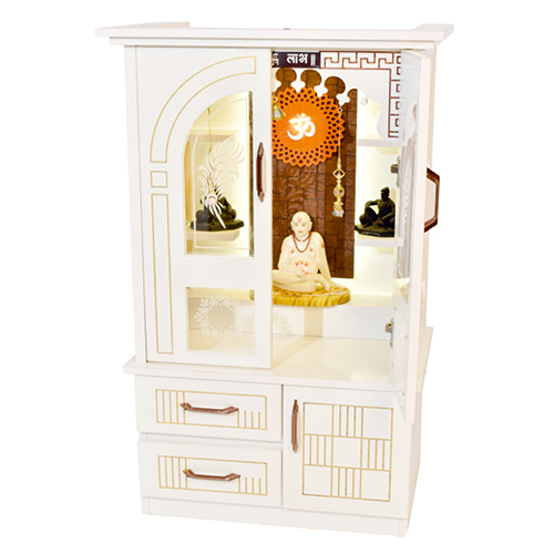 PU-122 With Door Pure Teakwood Temple