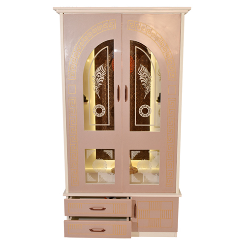 PU-124 With Door Pure Teakwood Temple