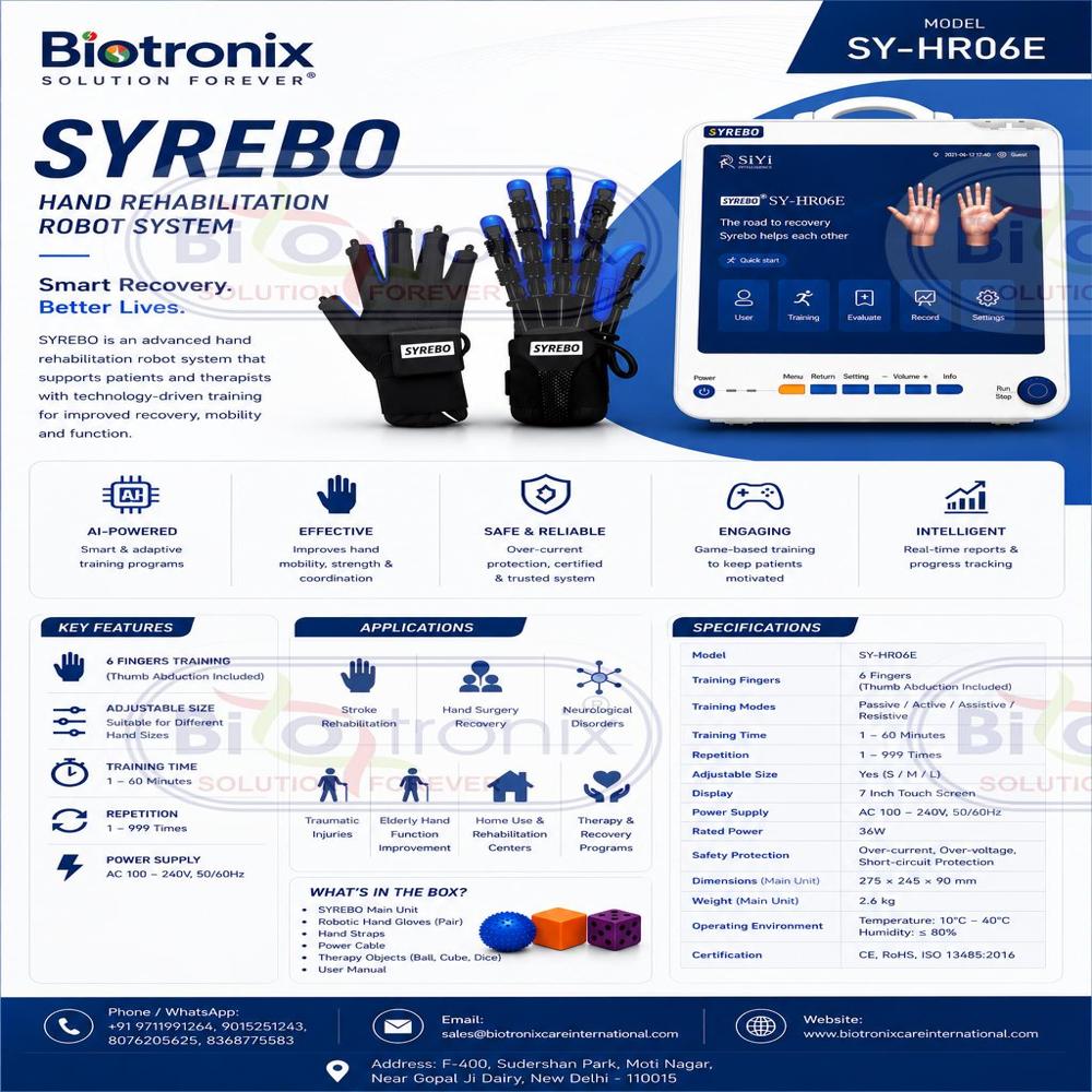 Advanced Neuro Hand Rehabilitation Robot Machine