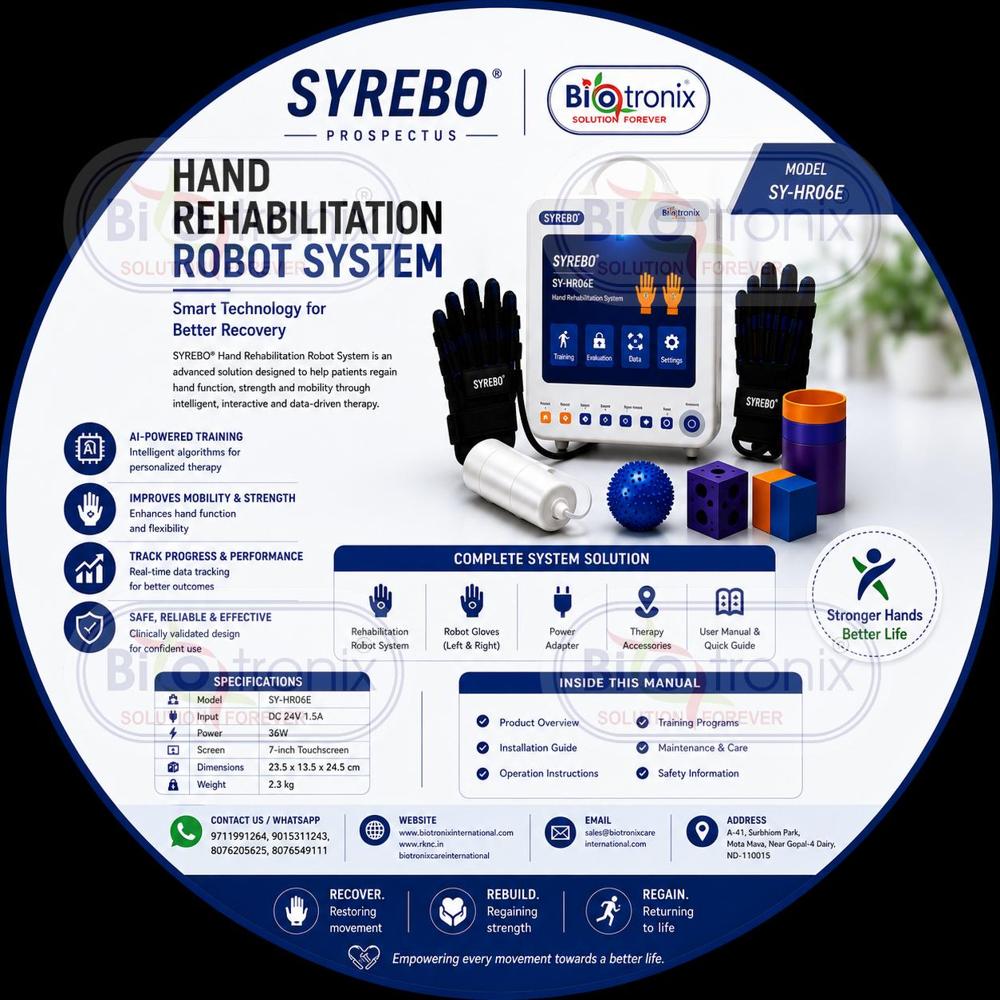Advanced Neuro Hand Rehabilitation Robot Machine