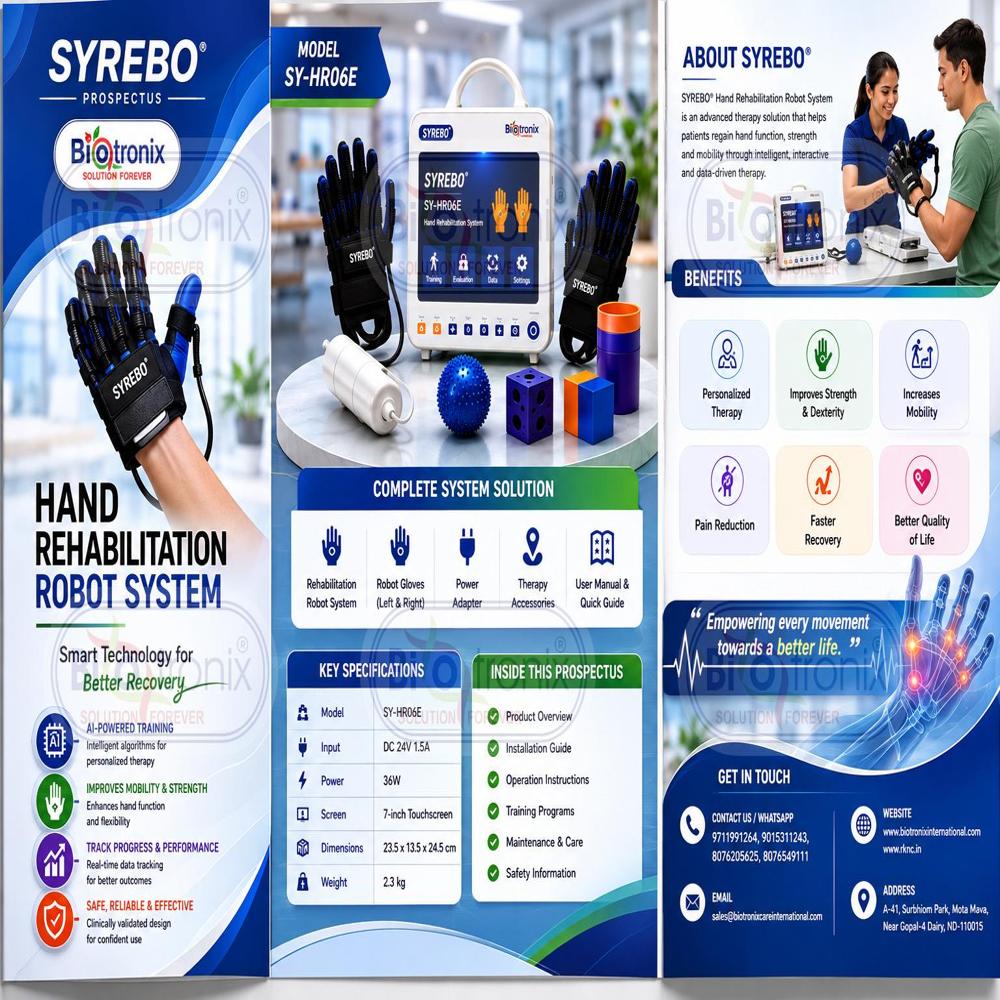 Advanced Neuro Hand Rehabilitation Robot Machine