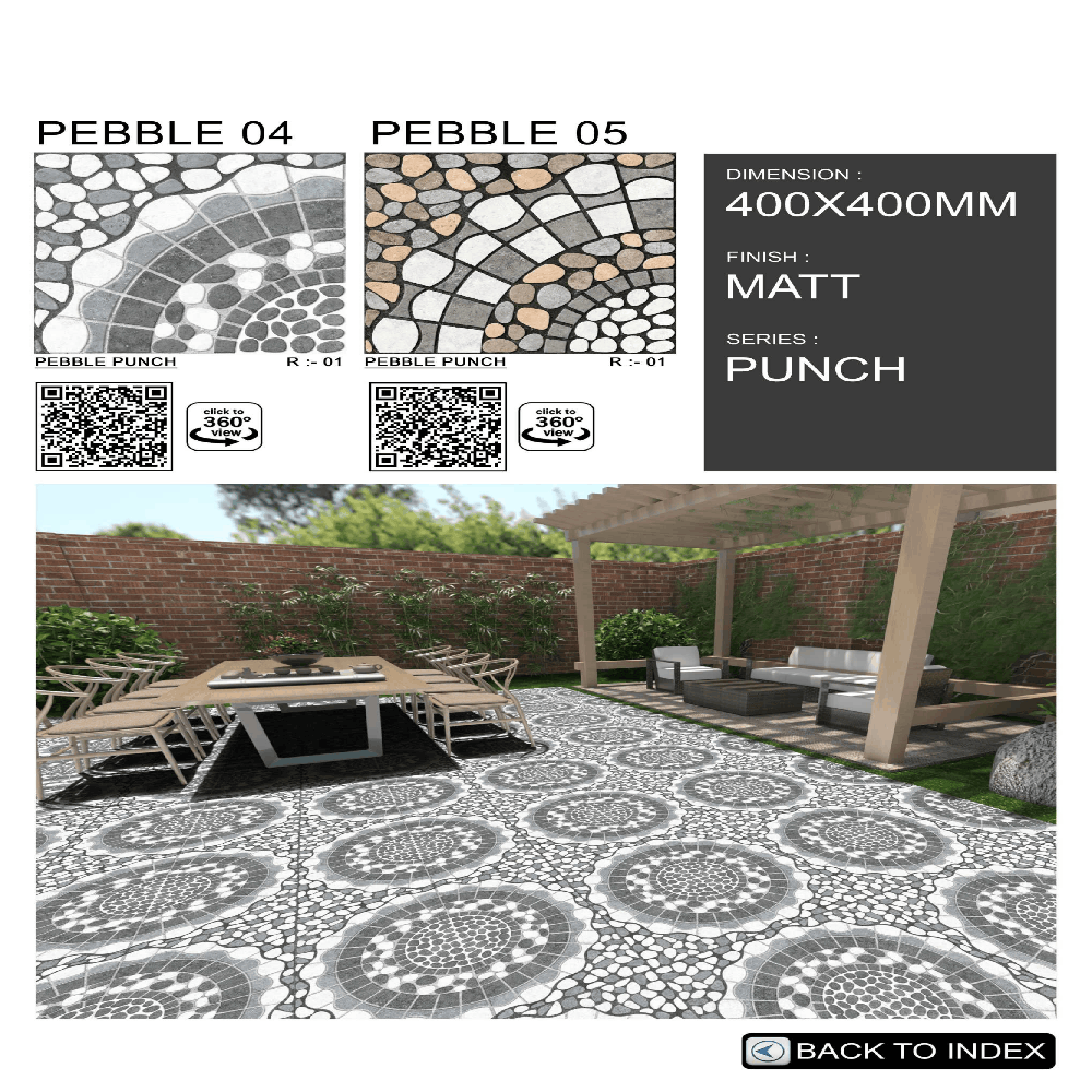 400x400mm Parking tiles