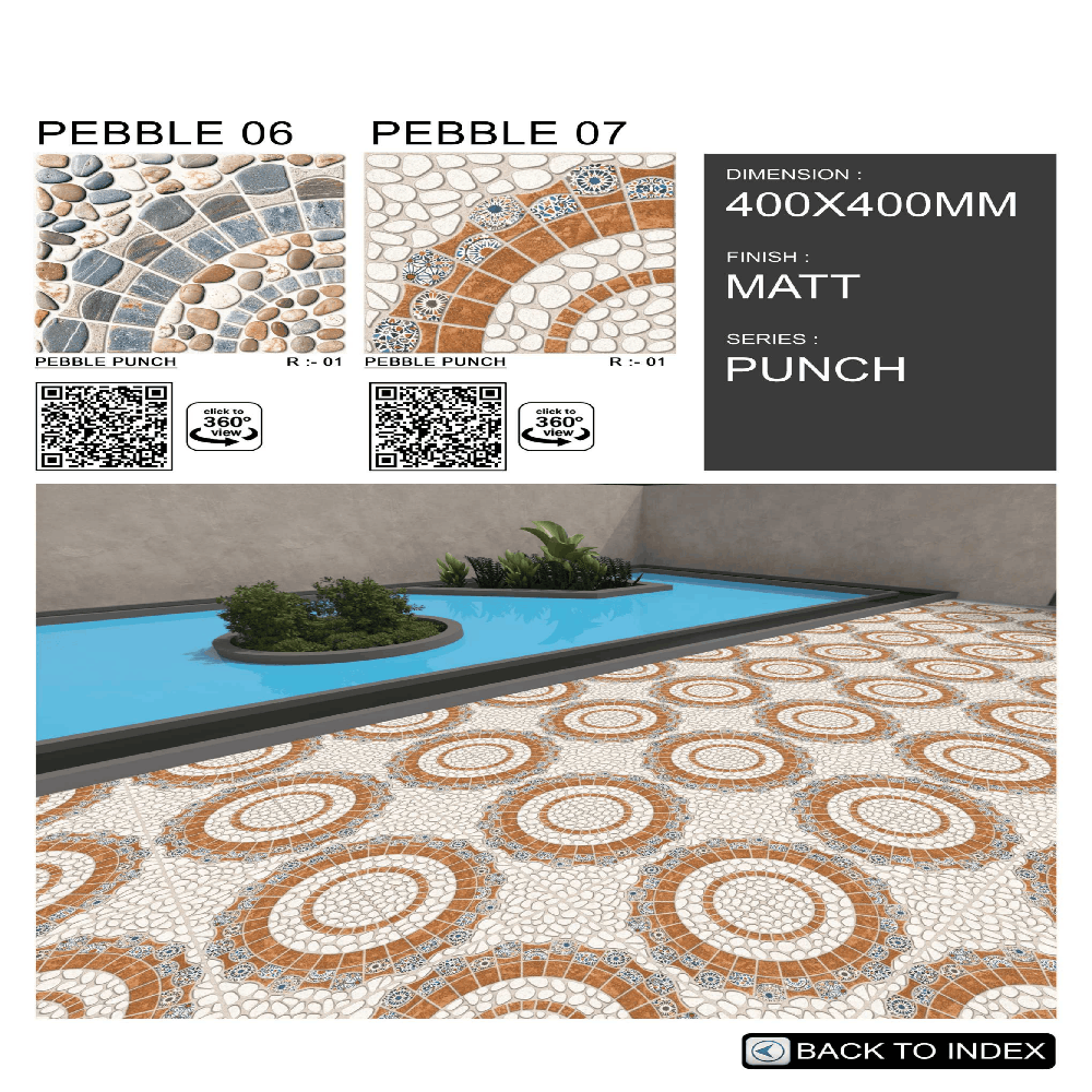 400x400mm Parking tiles