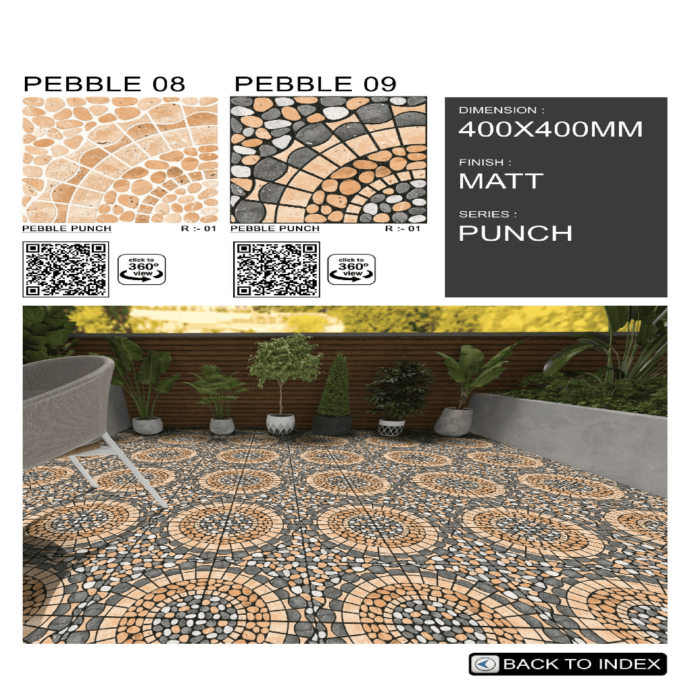 400x400mm Parking tiles